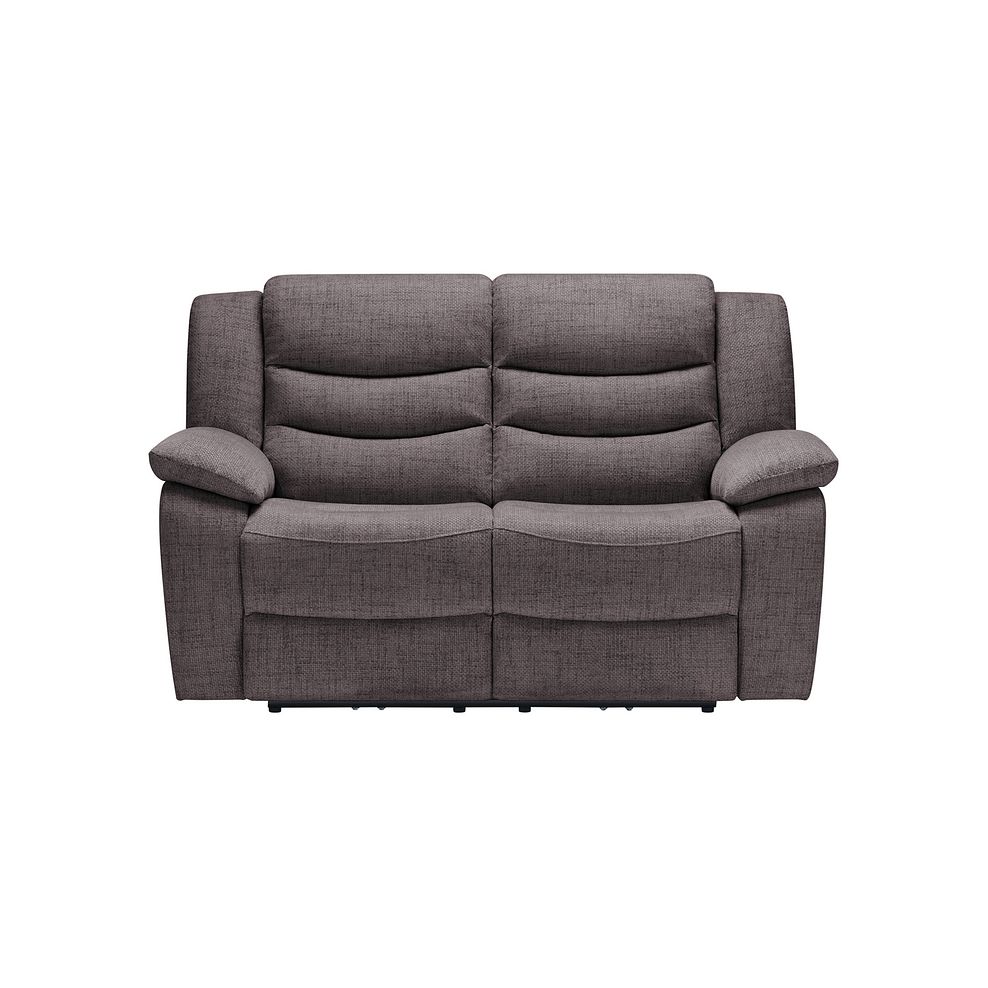 Marlow 2 Seater Electric Recliner Sofa in Andaz Charcoal Fabric Thumbnail 2