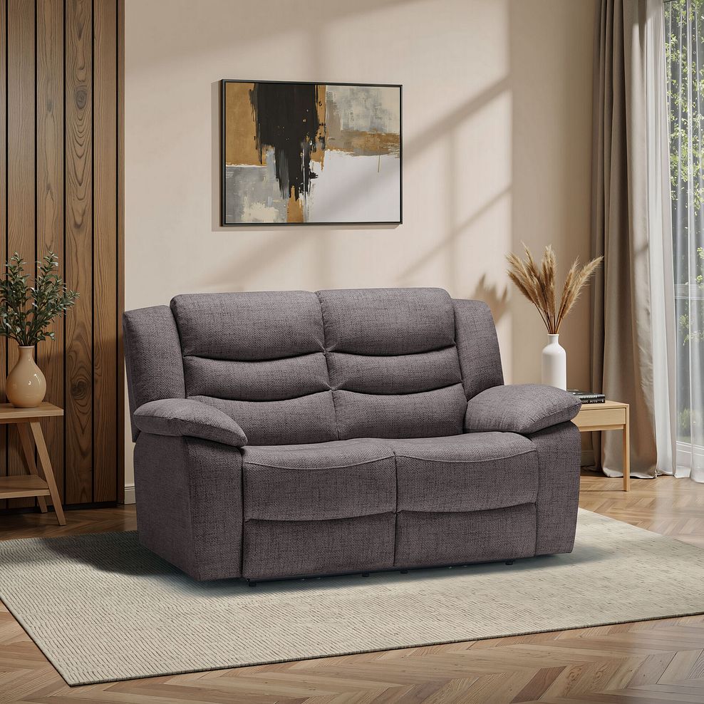 Marlow 2 Seater Sofa in Andaz Charcoal Fabric 1