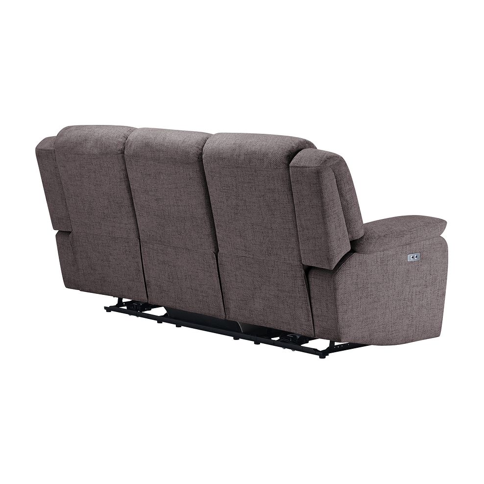 Marlow 3 Seater Electric Recliner Sofa in Andaz Charcoal Fabric 6