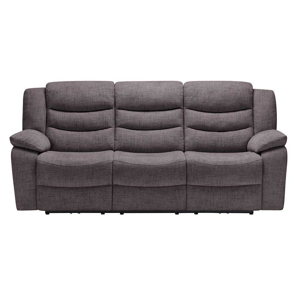 Marlow 3 Seater Electric Recliner Sofa in Andaz Charcoal Fabric 2