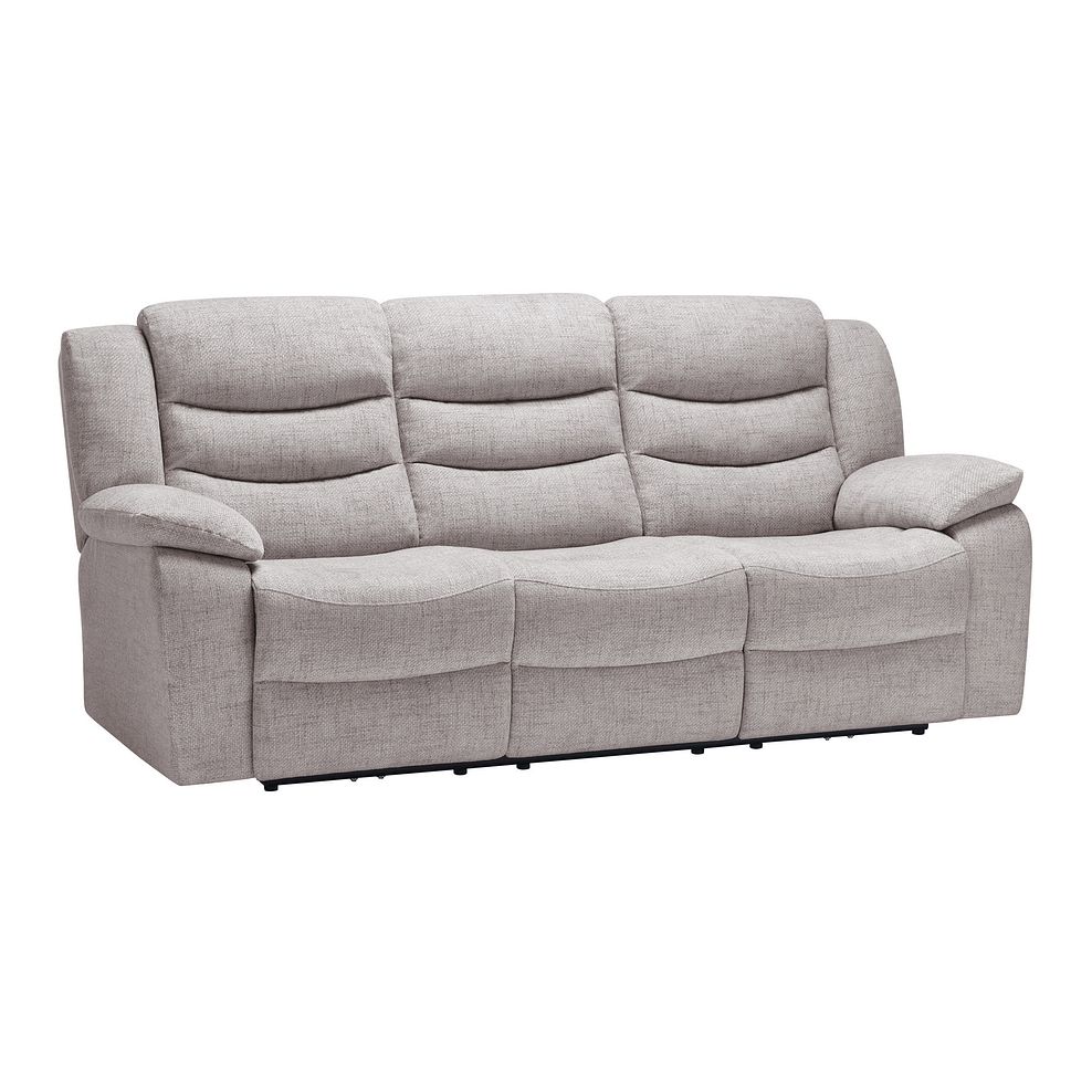 Marlow 3 Seater Sofa in Andaz Silver Fabric