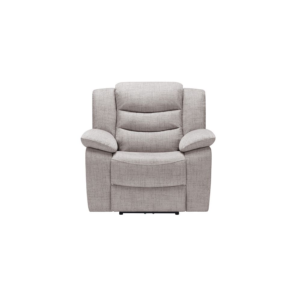 Marlow Armchair in Andaz Silver Fabric Thumbnail 2
