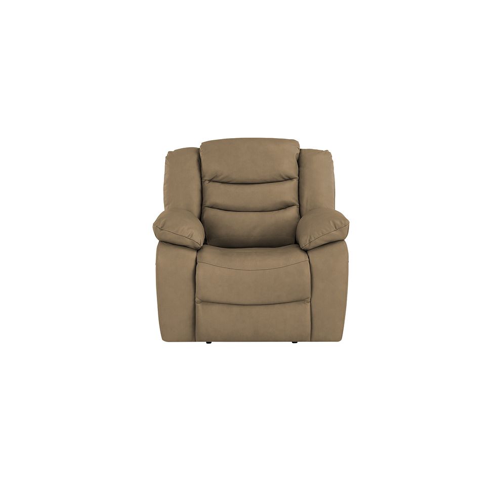 Marlow Armchair in Beige Leather 2