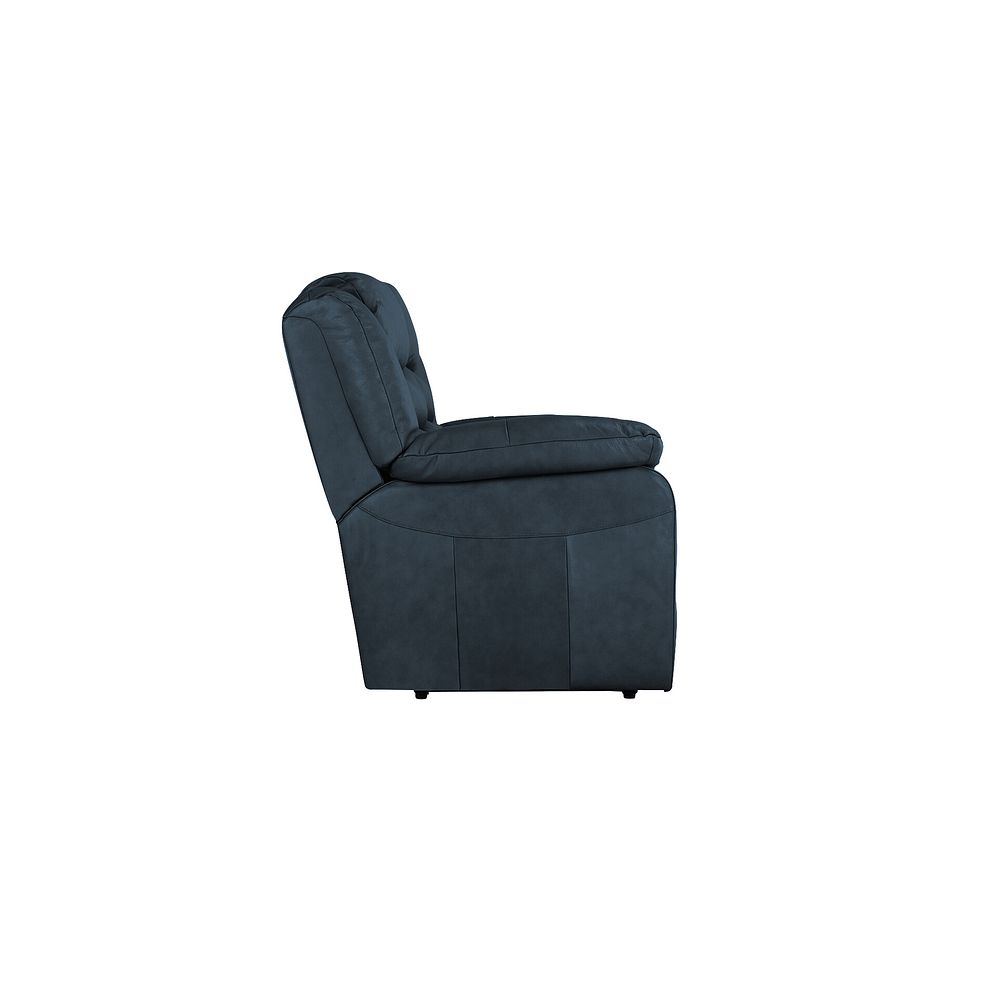 Marlow Armchair in Blue Leather 4