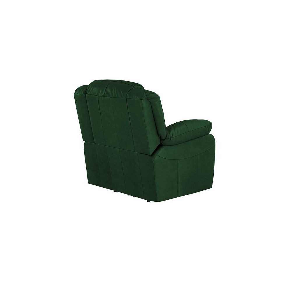 Marlow Armchair in Green Leather 3