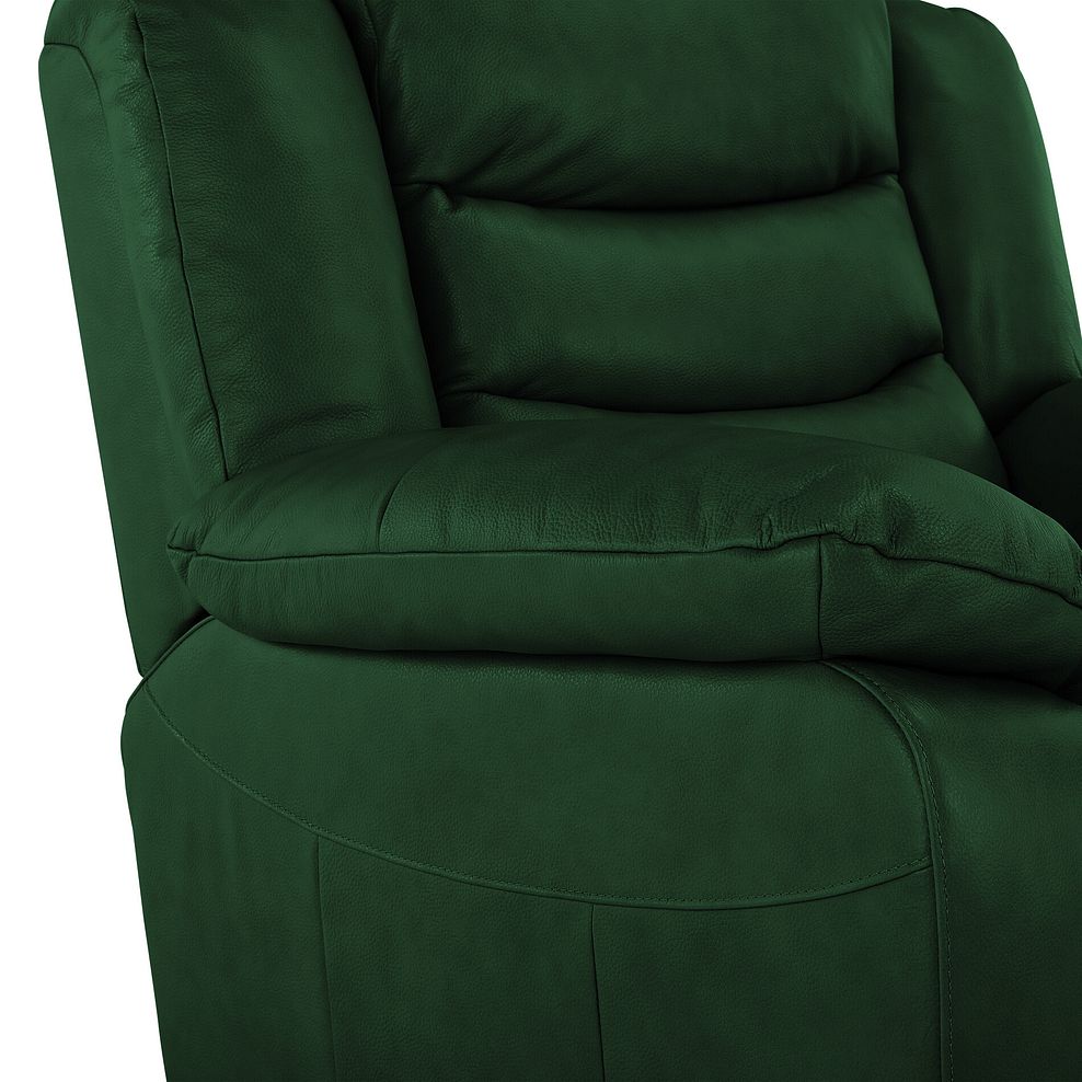 Marlow Armchair in Green Leather 6
