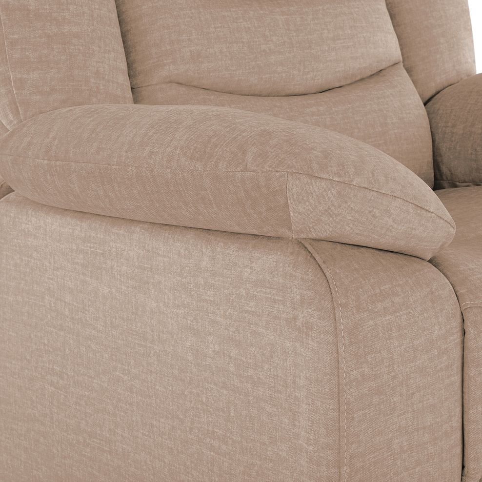 Marlow Armchair in Plush Beige Fabric 5