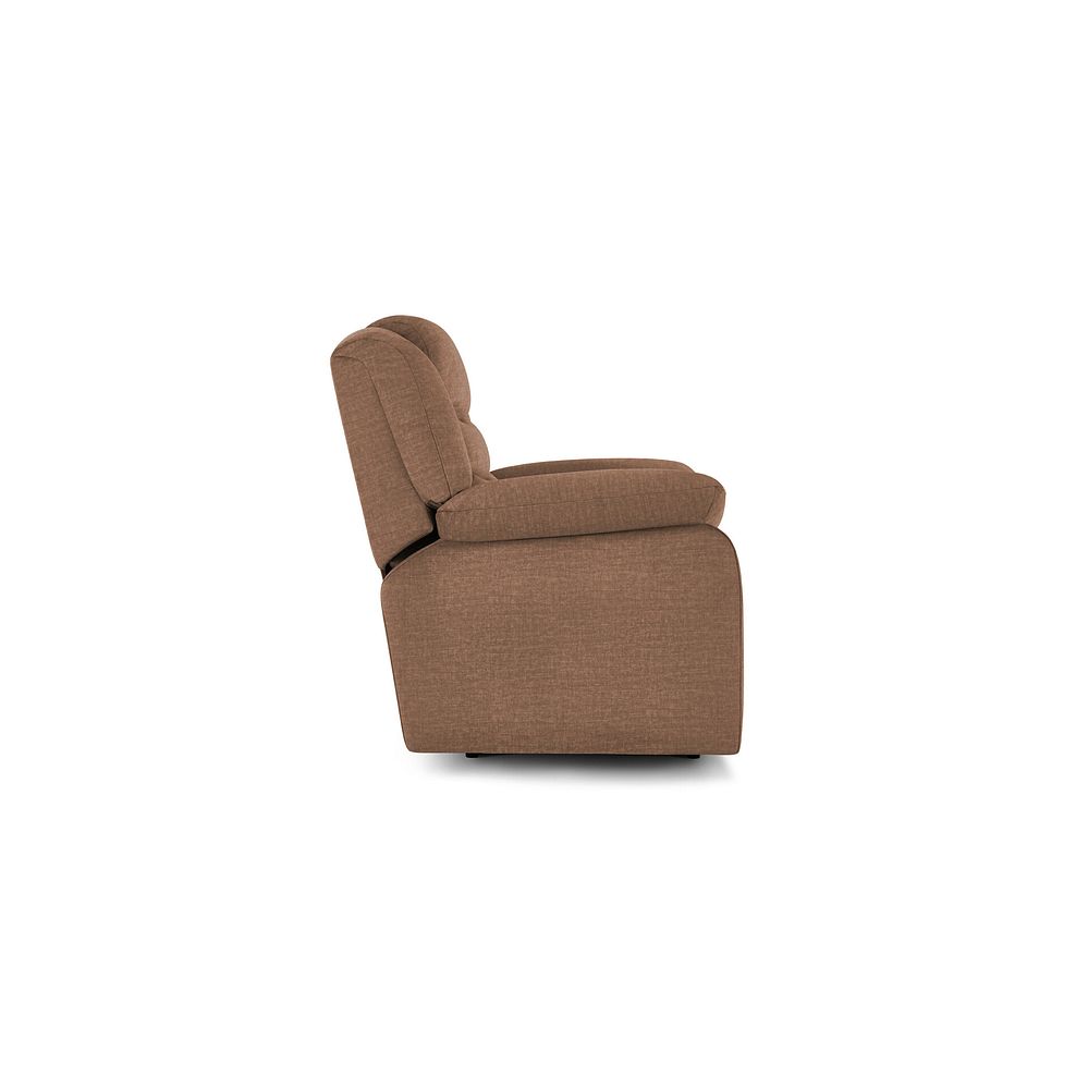 Marlow Armchair in Plush Brown Fabric 4