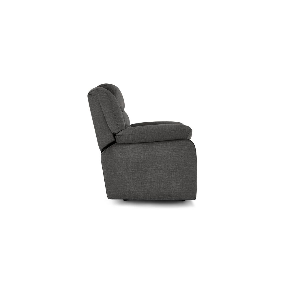 Marlow Armchair in Plush Charcoal Fabric 4