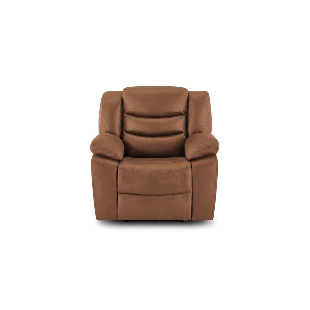 Marlow Armchair in Ranch Brown Fabric 2