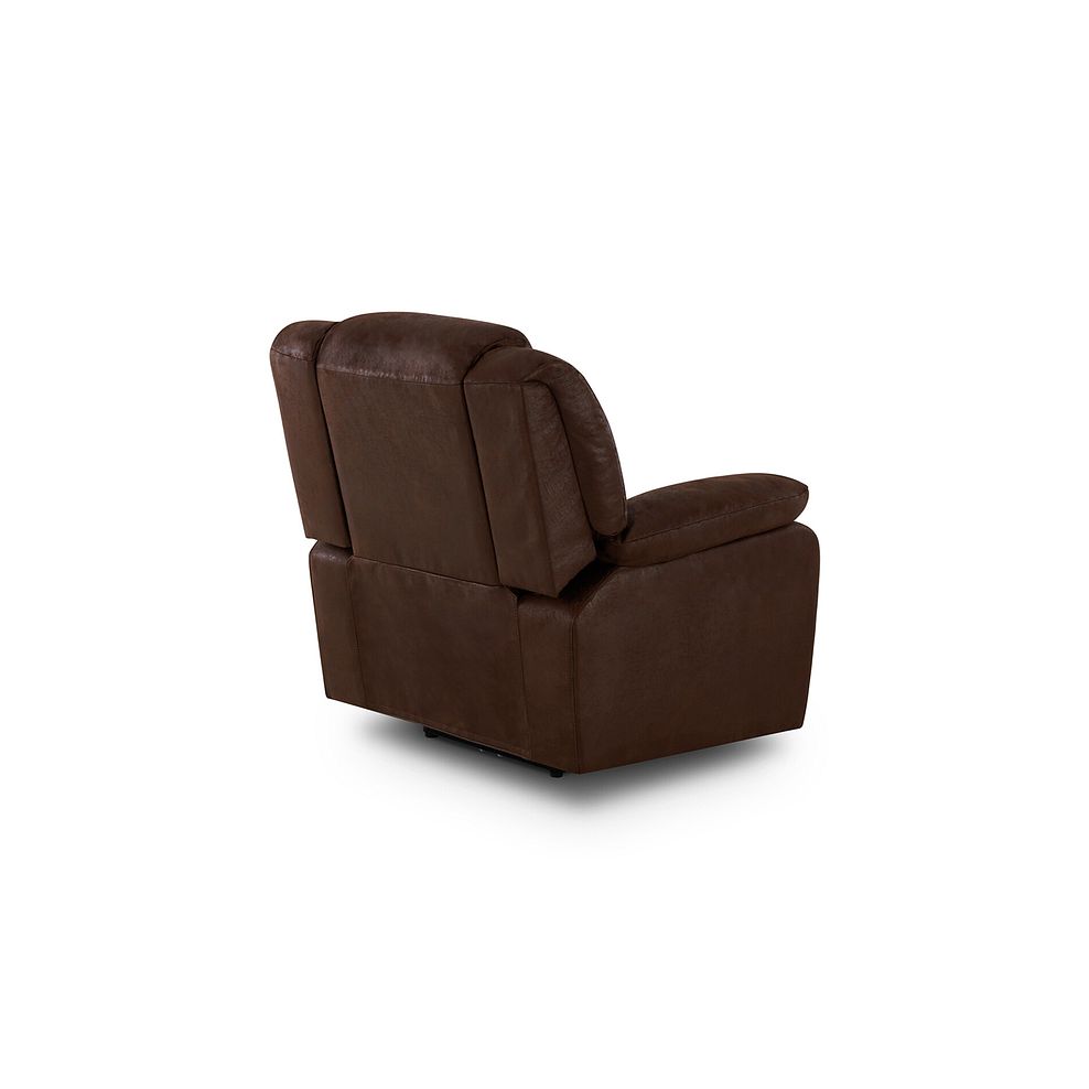Marlow Armchair in Ranch Dark Brown Fabric 3