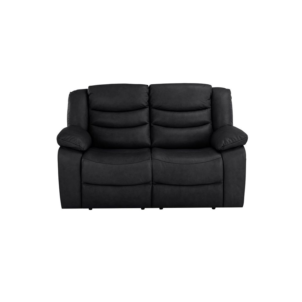 Marlow 2 Seater Sofa in Black Leather 2