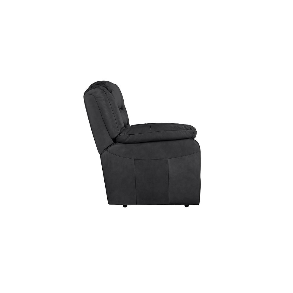 Marlow Armchair in Black Leather 4