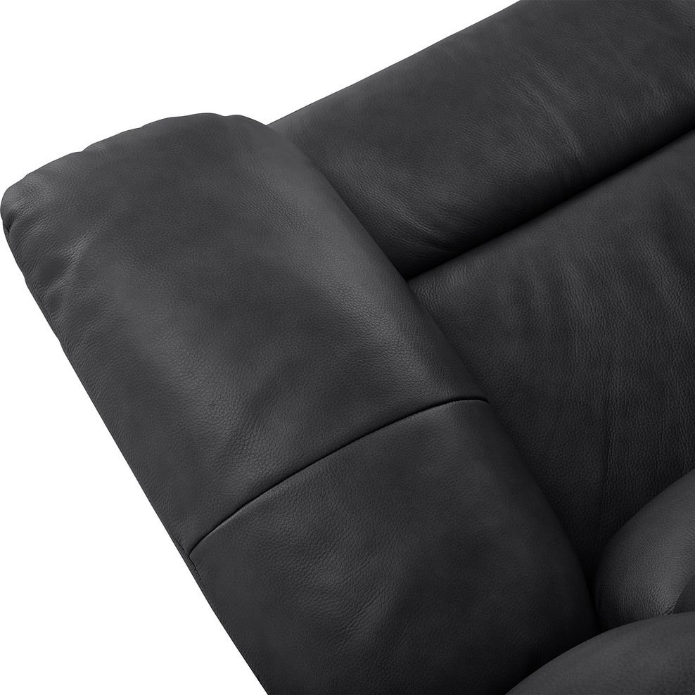 Marlow Electric Recliner Armchair in Black Leather 9