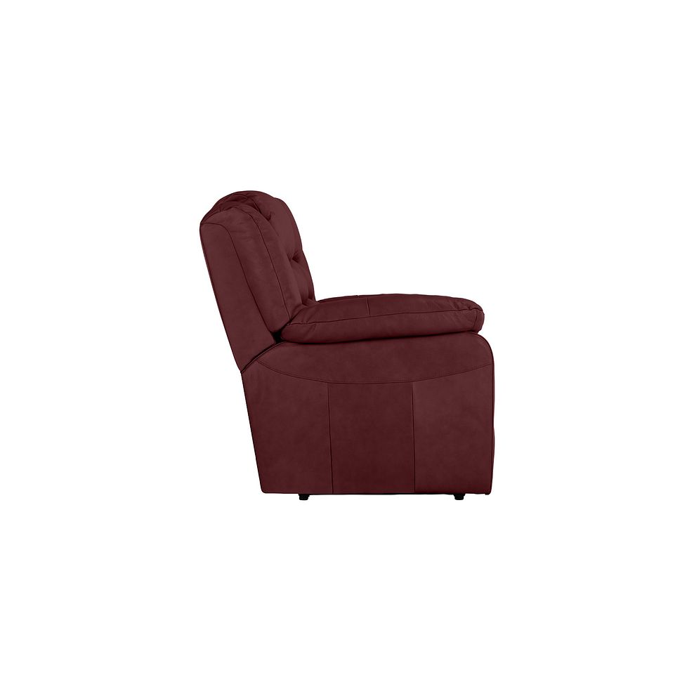 Marlow 2 Seater Sofa in Burgundy Leather Thumbnail 4