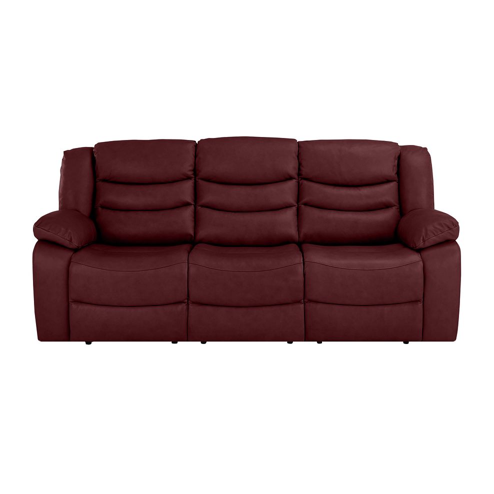 Marlow 3 Seater Sofa in Burgundy Leather 2
