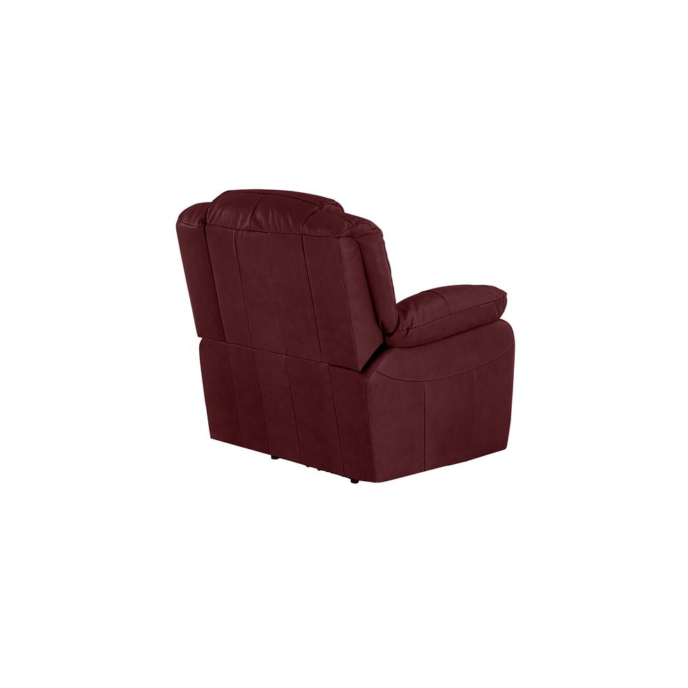 Marlow Armchair in Burgundy Leather 3