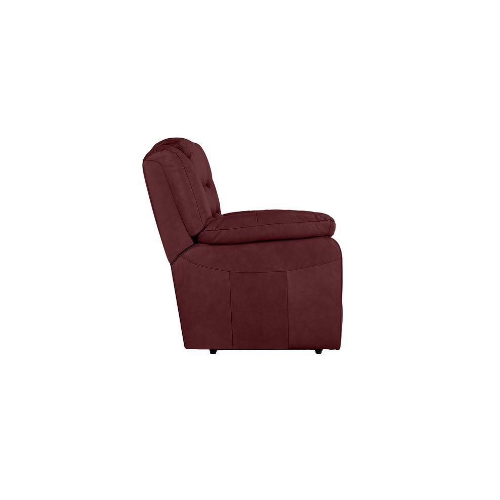 Marlow Armchair in Burgundy Leather Thumbnail 4