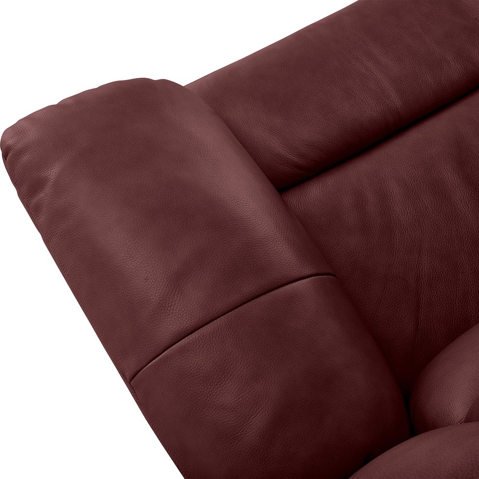 Marlow Armchair in Burgundy Leather 5