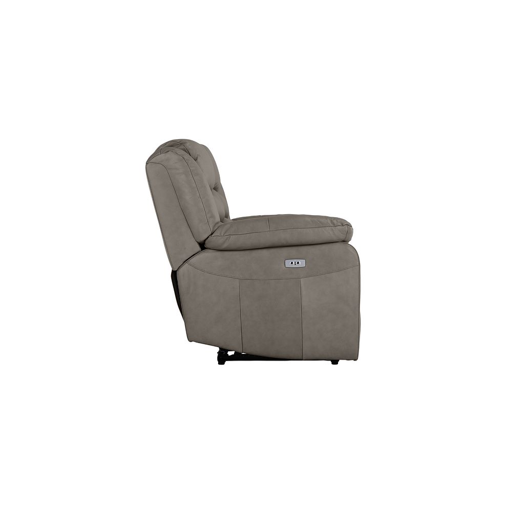 Marlow 2 Seater Electric Recliner Sofa in Dark Grey Leather 7