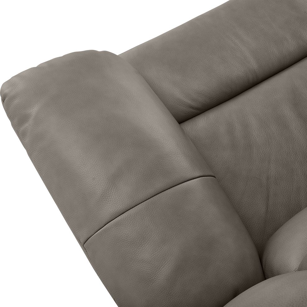 Marlow 2 Seater Sofa in Dark Grey Leather Thumbnail 5
