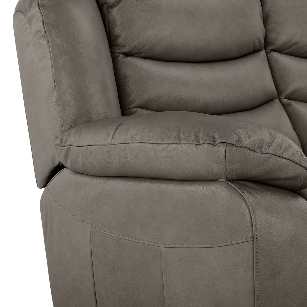 Marlow 2 Seater Sofa in Dark Grey Leather 6