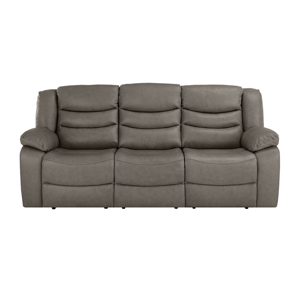 Marlow 3 Seater Sofa in Dark Grey Leather 2