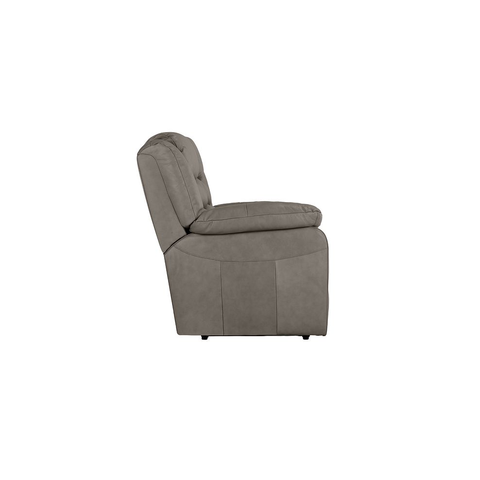 Marlow Armchair in Dark Grey Leather 4