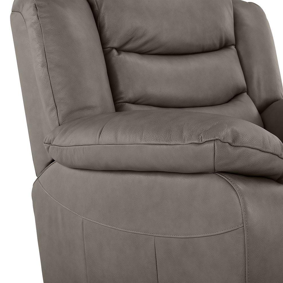 Marlow Armchair in Dark Grey Leather 6