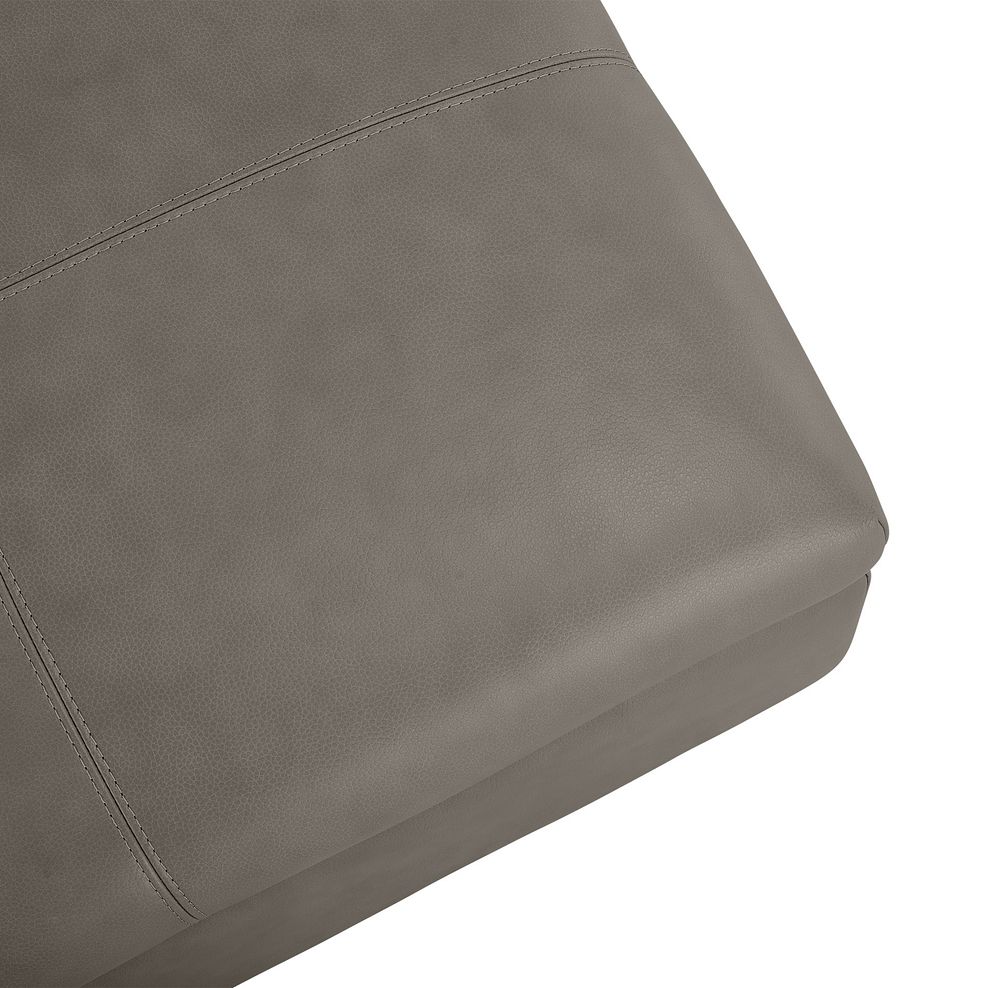 Marlow Storage Footstool in Dark Grey Leather 7