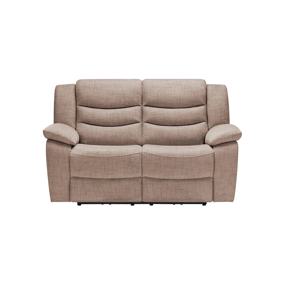 Marlow 2 Seater Electric Recliner Sofa in Dorset Beige Fabric 2