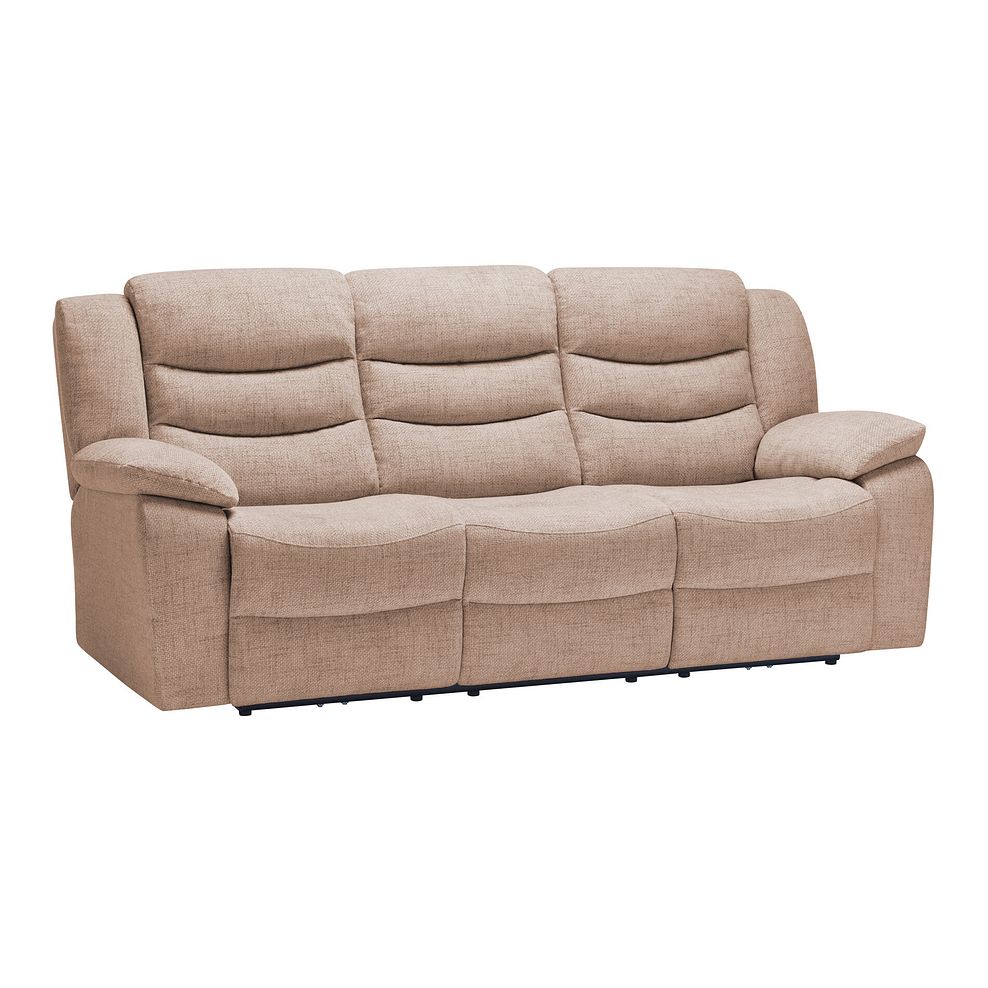 Marlow 3 Seater Sofa in Jetta Beige Fabric 1