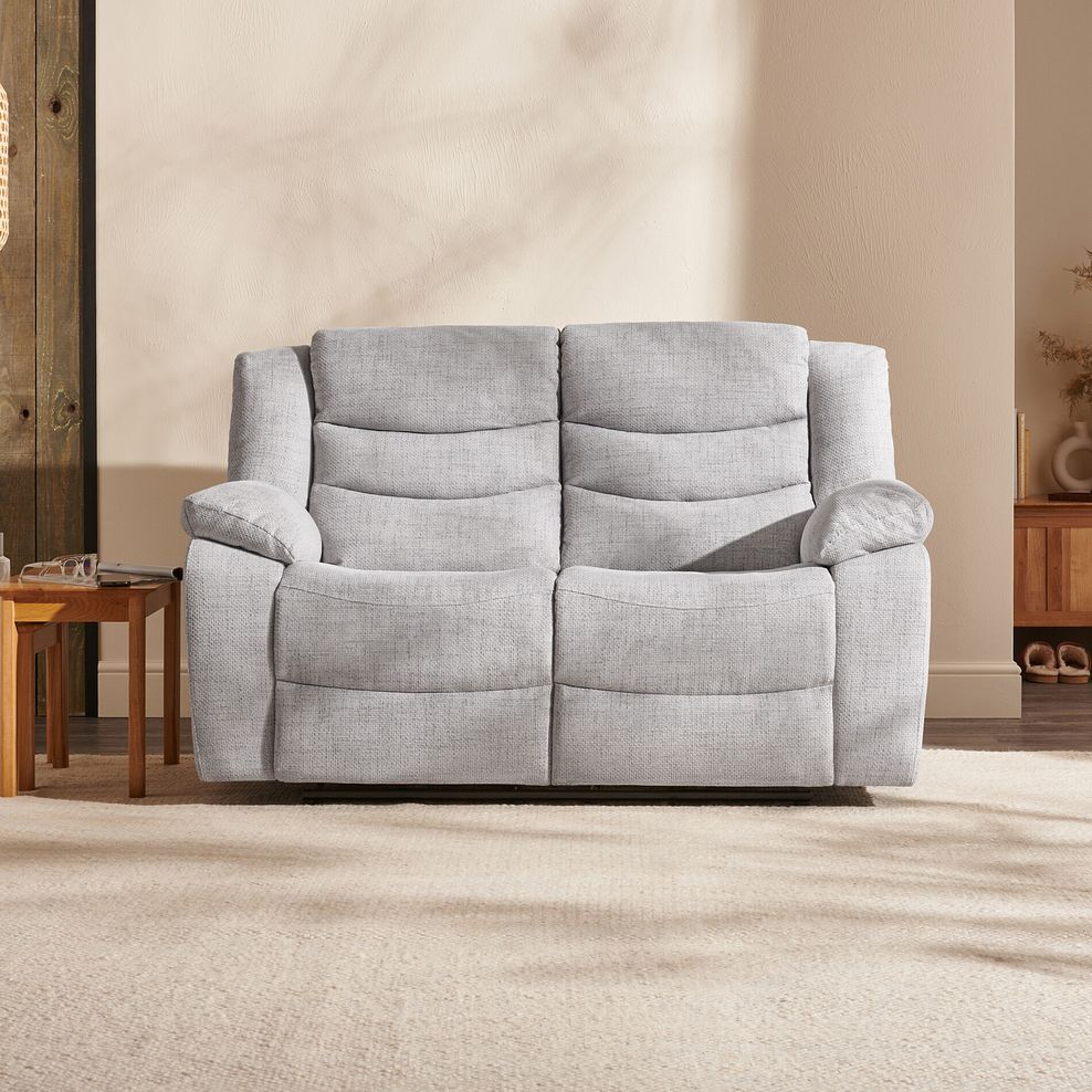 Marlow 2 Seater Electric Recliner Sofa in Keswick Dove Fabric 4