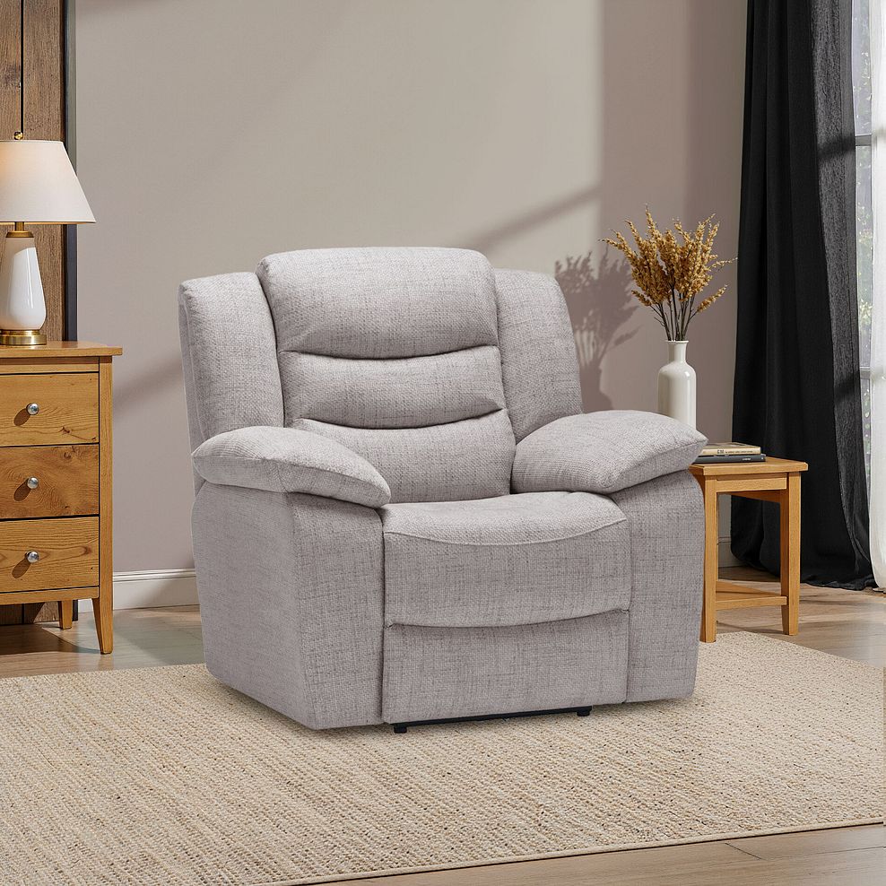 Marlow Armchair in Keswick Dove Fabric 1