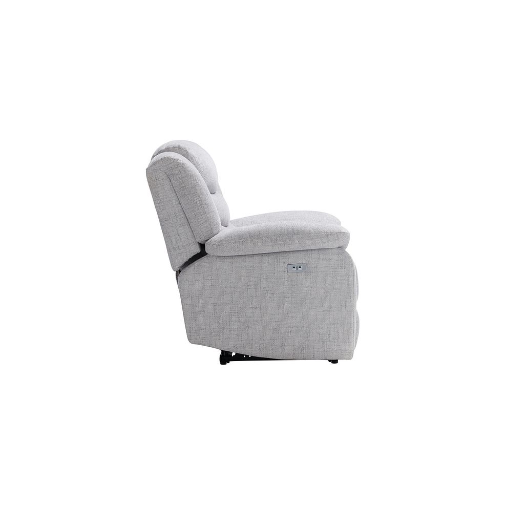 Marlow Electric Recliner Armchair in Keswick Dove Fabric 8