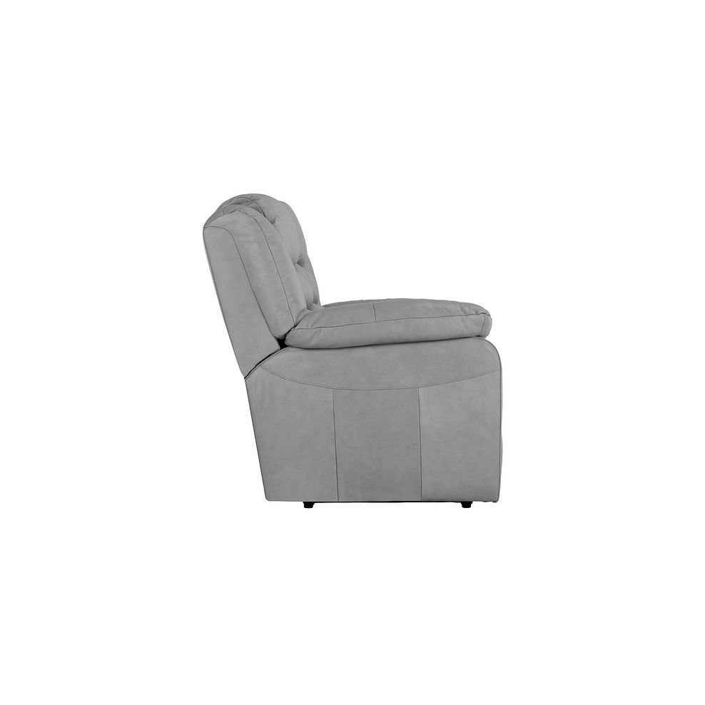Marlow 2 Seater Sofa in Light Grey Leather 6