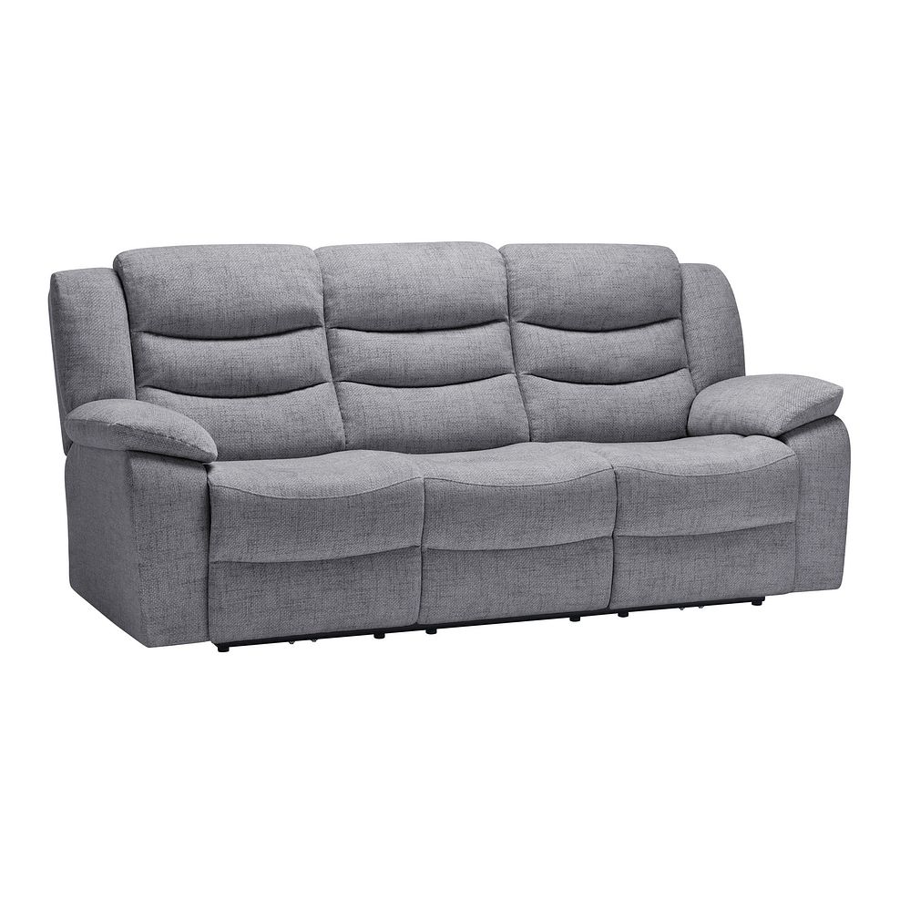 Marlow 3 Seater Sofa in Santos Steel Fabric Thumbnail 1