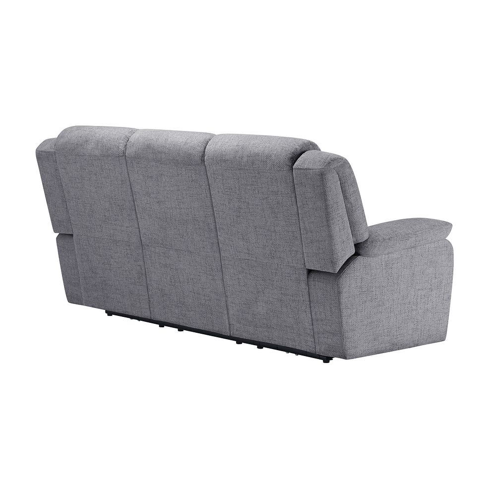 Marlow 3 Seater Sofa in Santos Steel Fabric 3