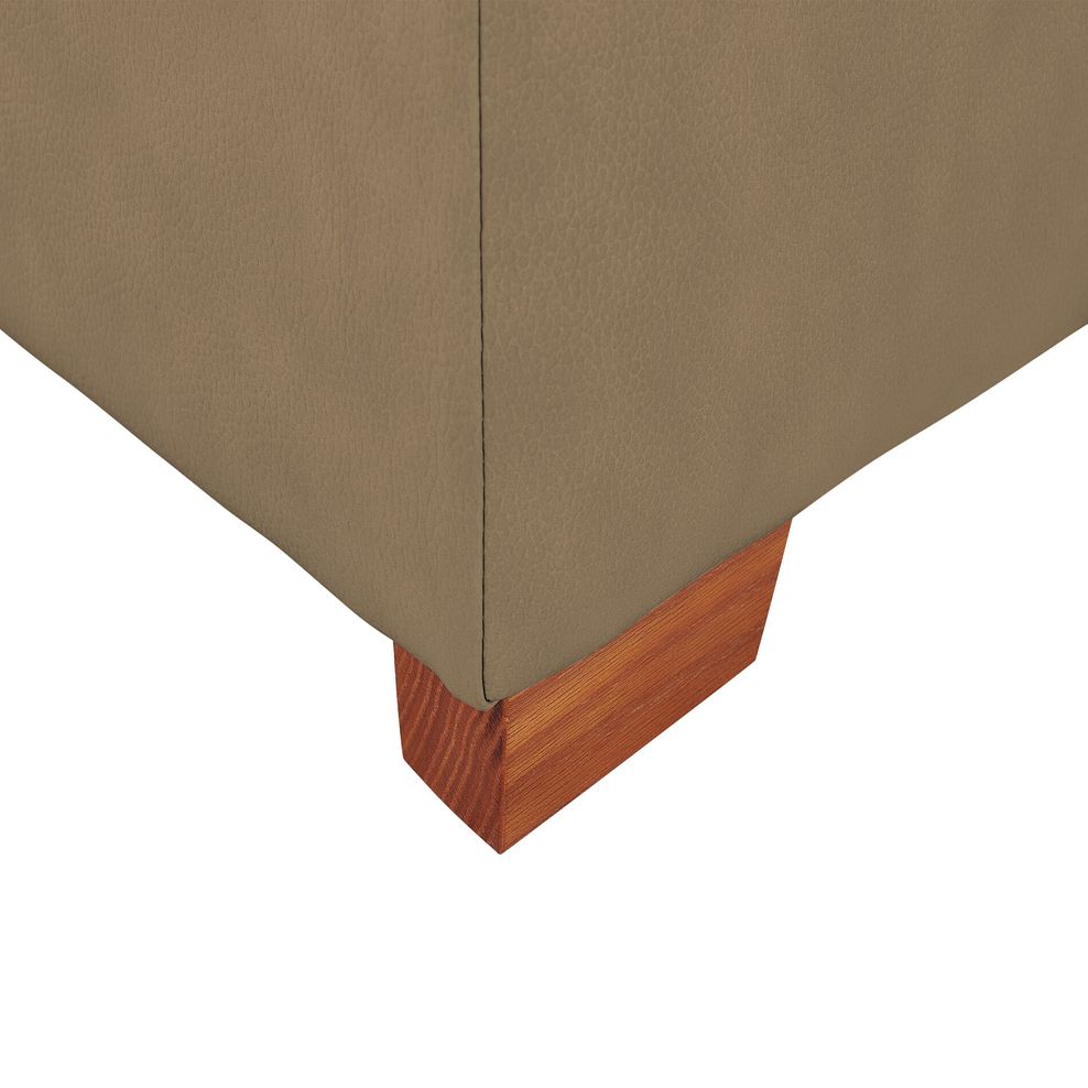 Marlow Storage Footstool in Beige Leather 5