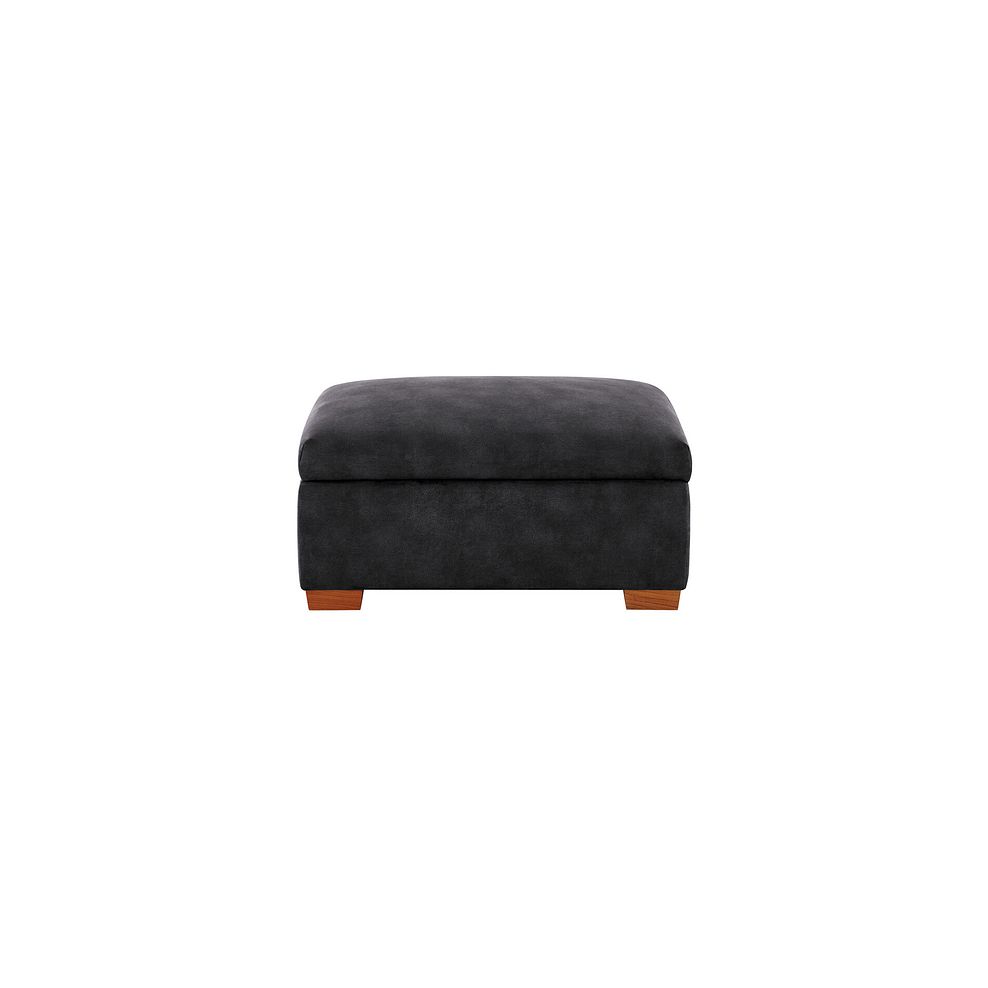 Marlow Storage Footstool in Miller Grey Fabric 3