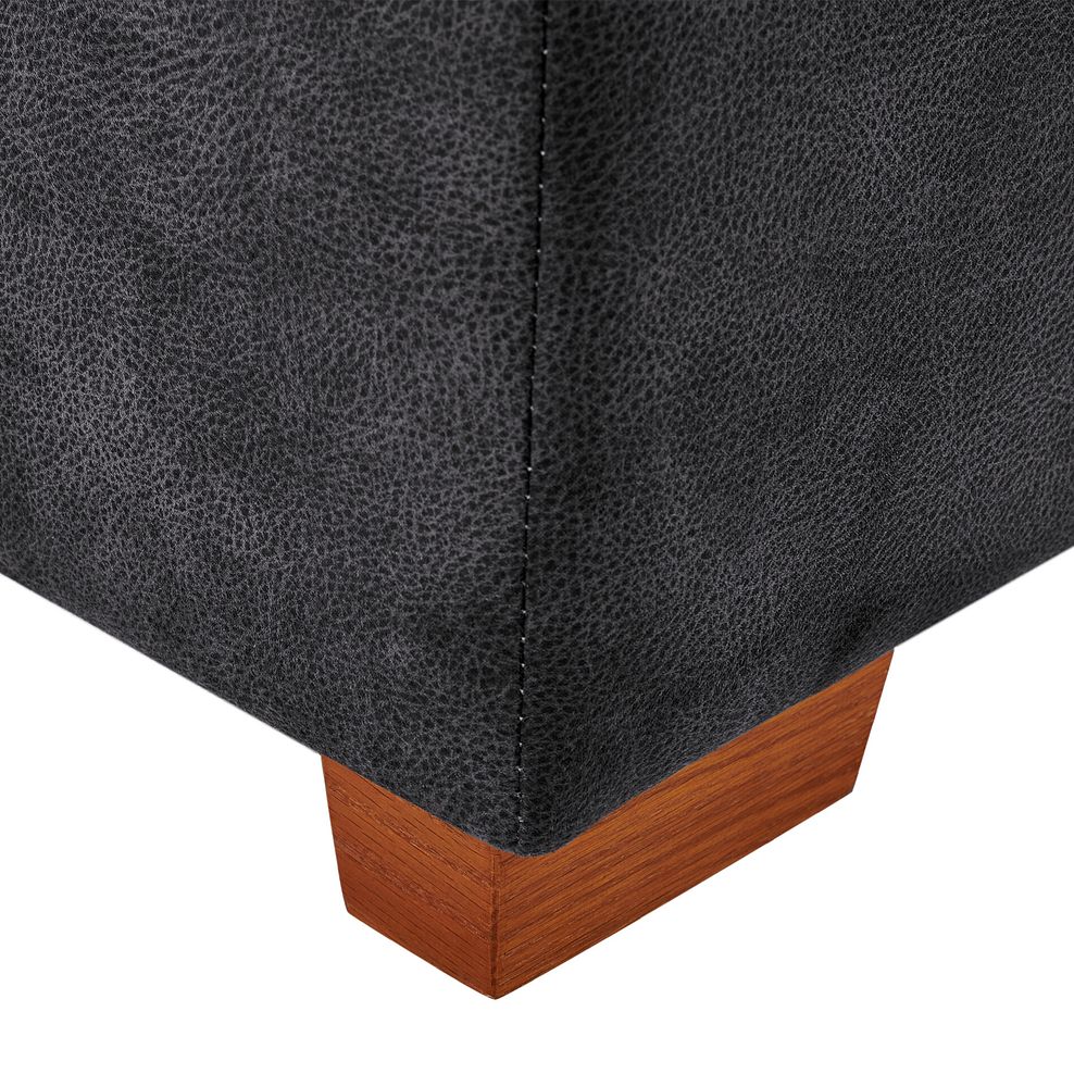 Marlow Storage Footstool in Miller Grey Fabric 5