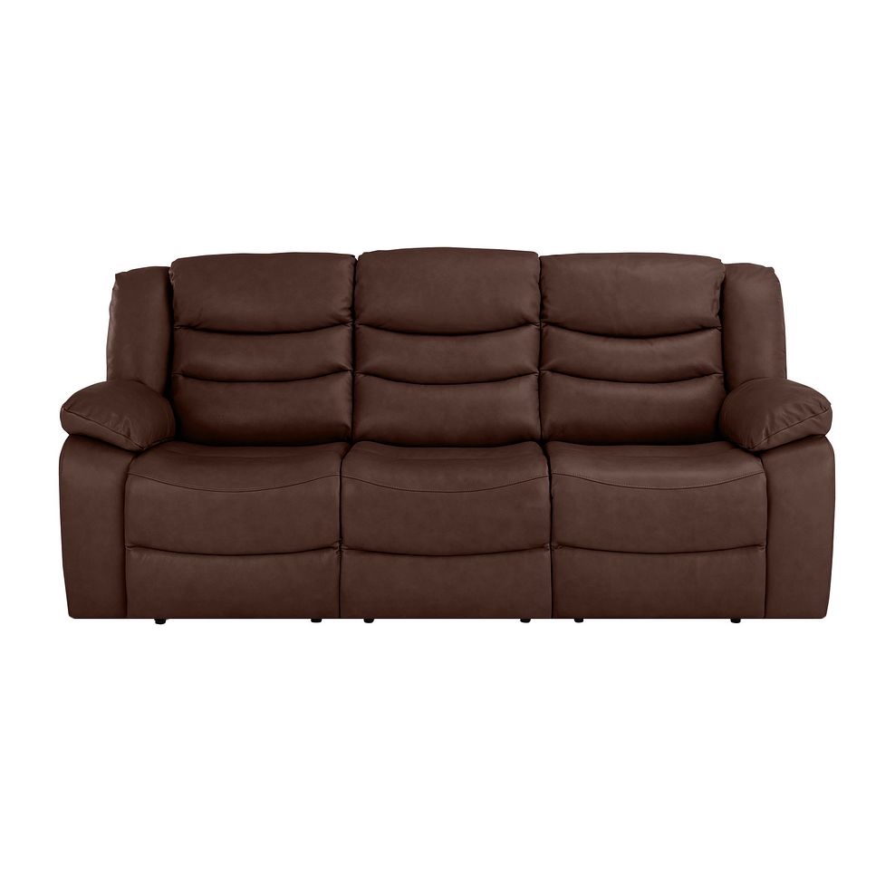 Marlow 3 Seater Sofa in Tan Leather Thumbnail 2