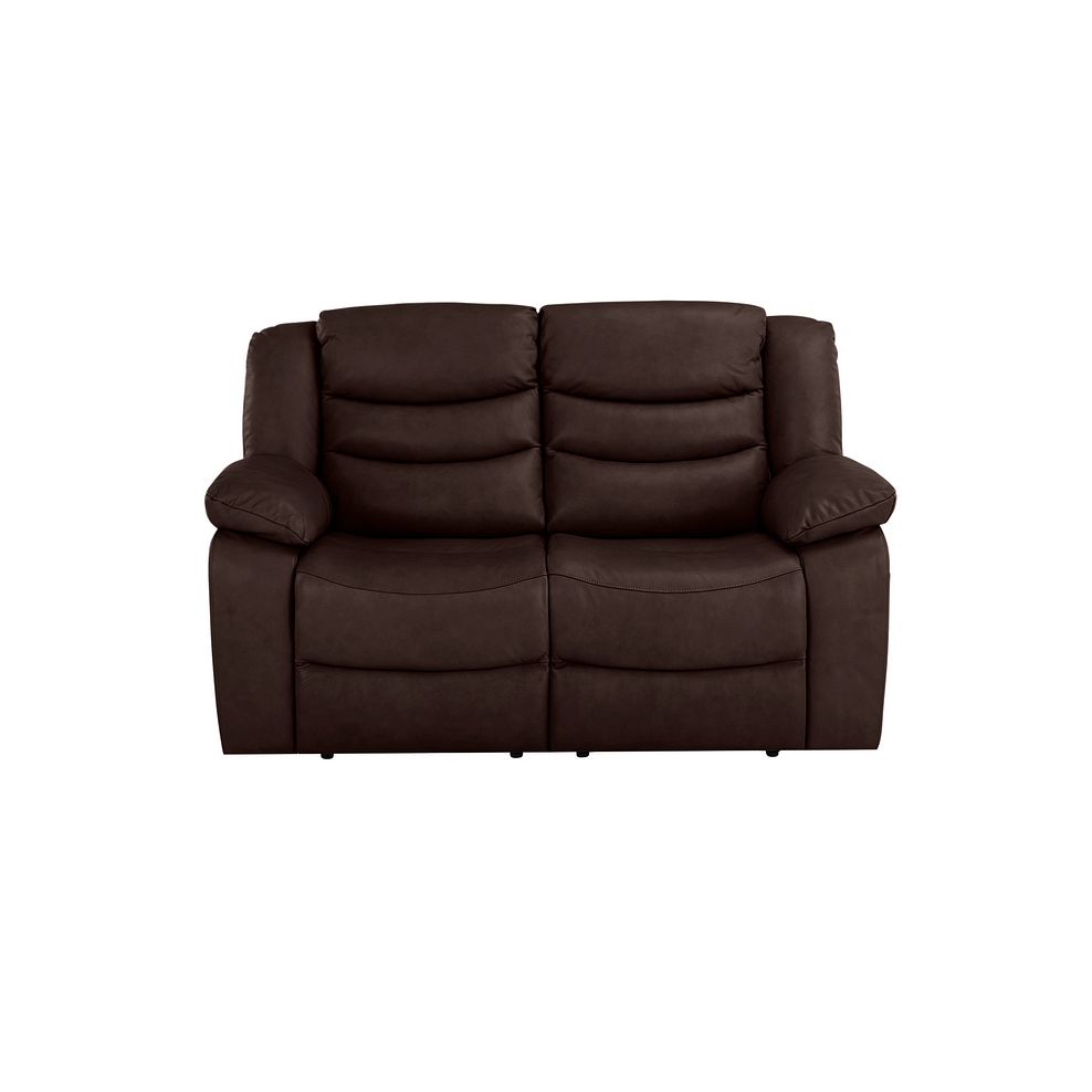 Marlow 2 Seater Sofa in Two Tone Brown Leather 2
