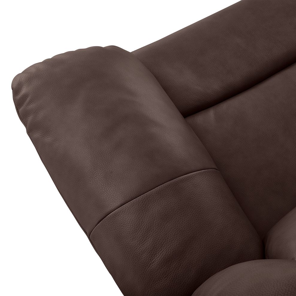 Marlow 2 Seater Sofa in Two Tone Brown Leather 5
