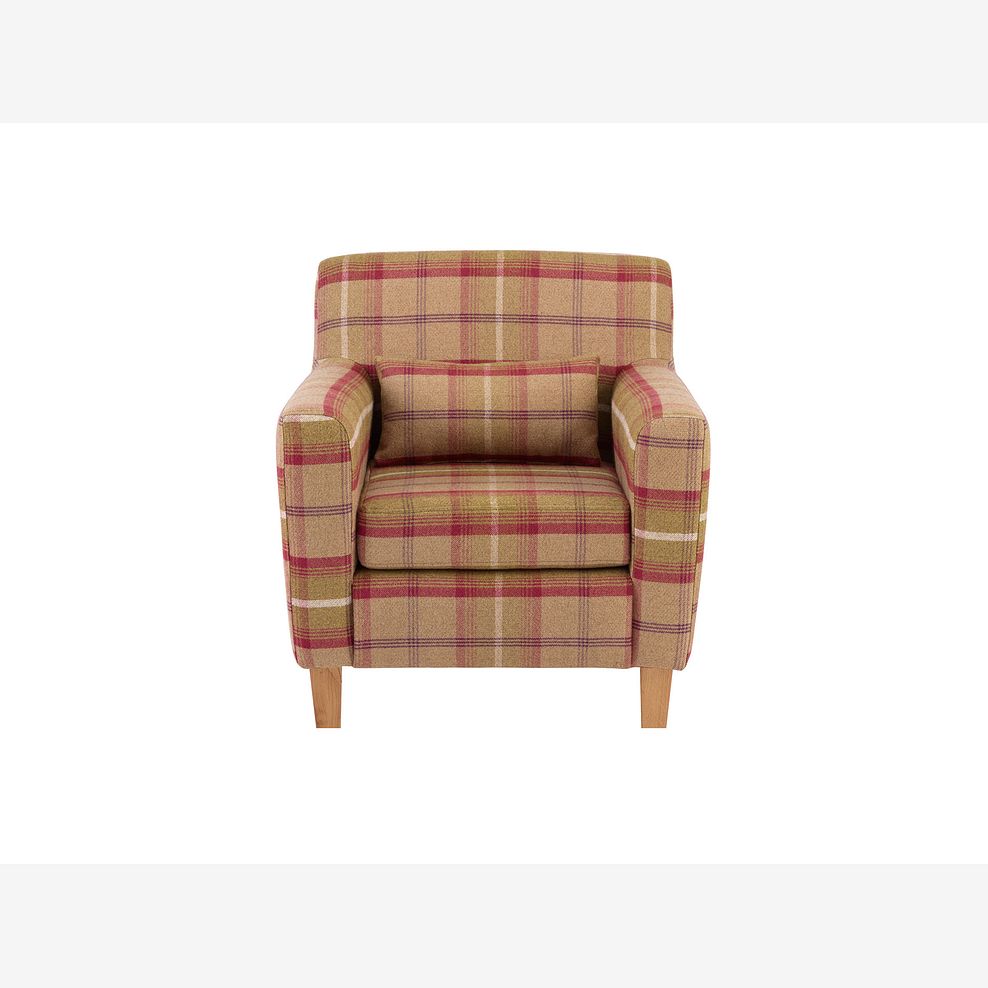 Marseille Accent Armchair in Balmoral Brown 1
