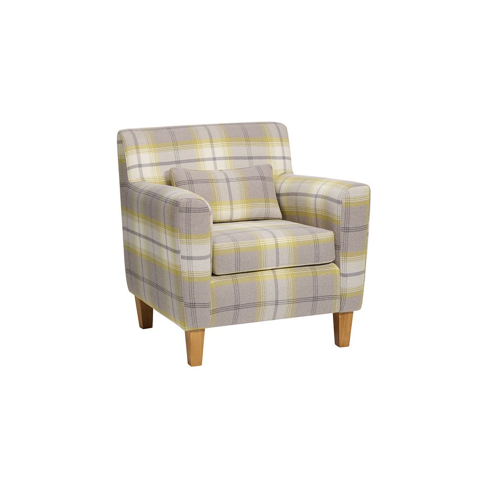 Marseille Accent Armchair in Balmoral Citrus 2