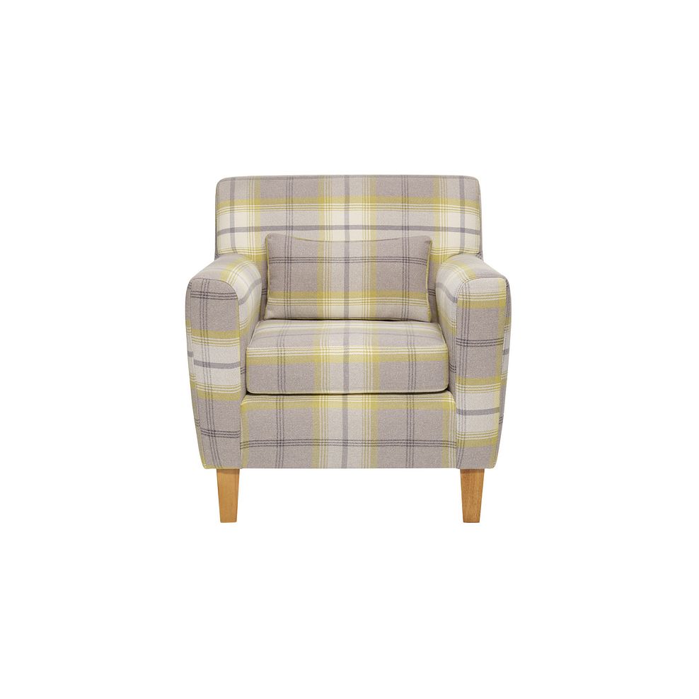 Marseille Accent Armchair in Balmoral Citrus 1