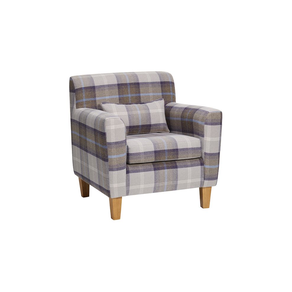 Blue Balmoral Accent Chair from the Marseille Range