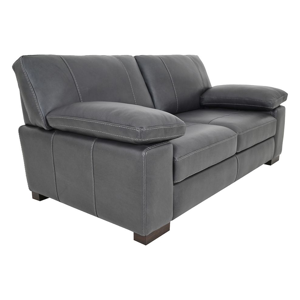 Matera 2 Seater Sofa in Apollo Grey Leather 1