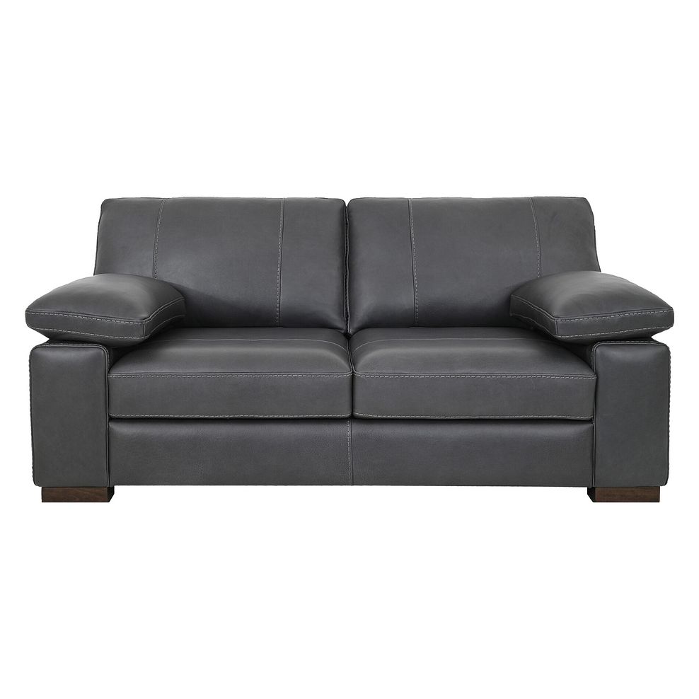 Matera 2 Seater Sofa in Apollo Grey Leather 2